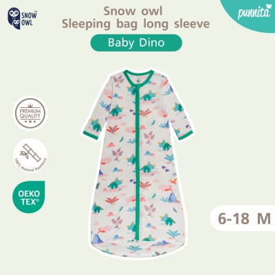 New Collection!! SNOW OWL Sleeping Bag ถุงนอนนุ่มๆ สำหรับเด็ก 6-18 M - Baby Dino